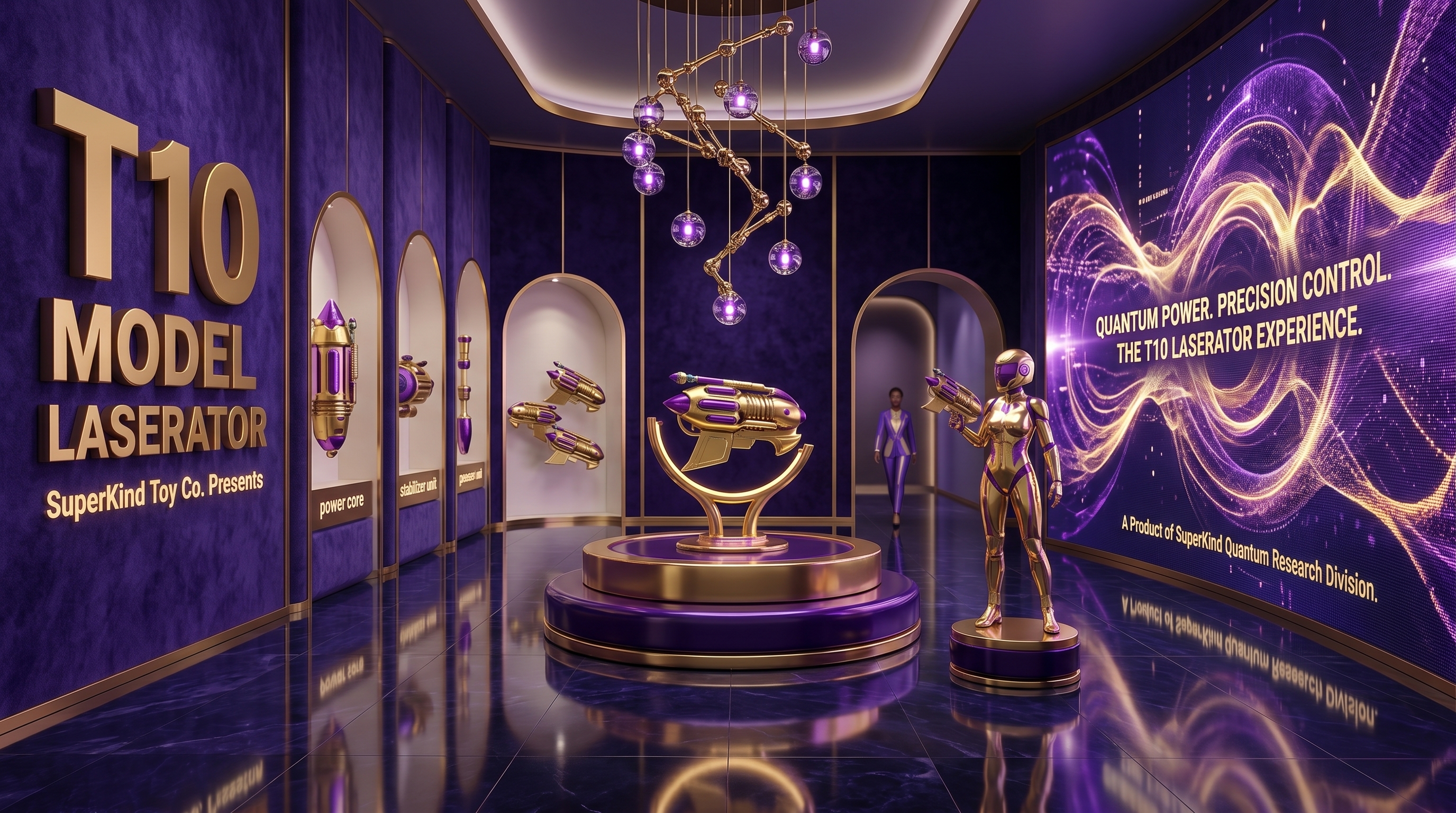 SuperKind Toy Co. T10 installation showroom